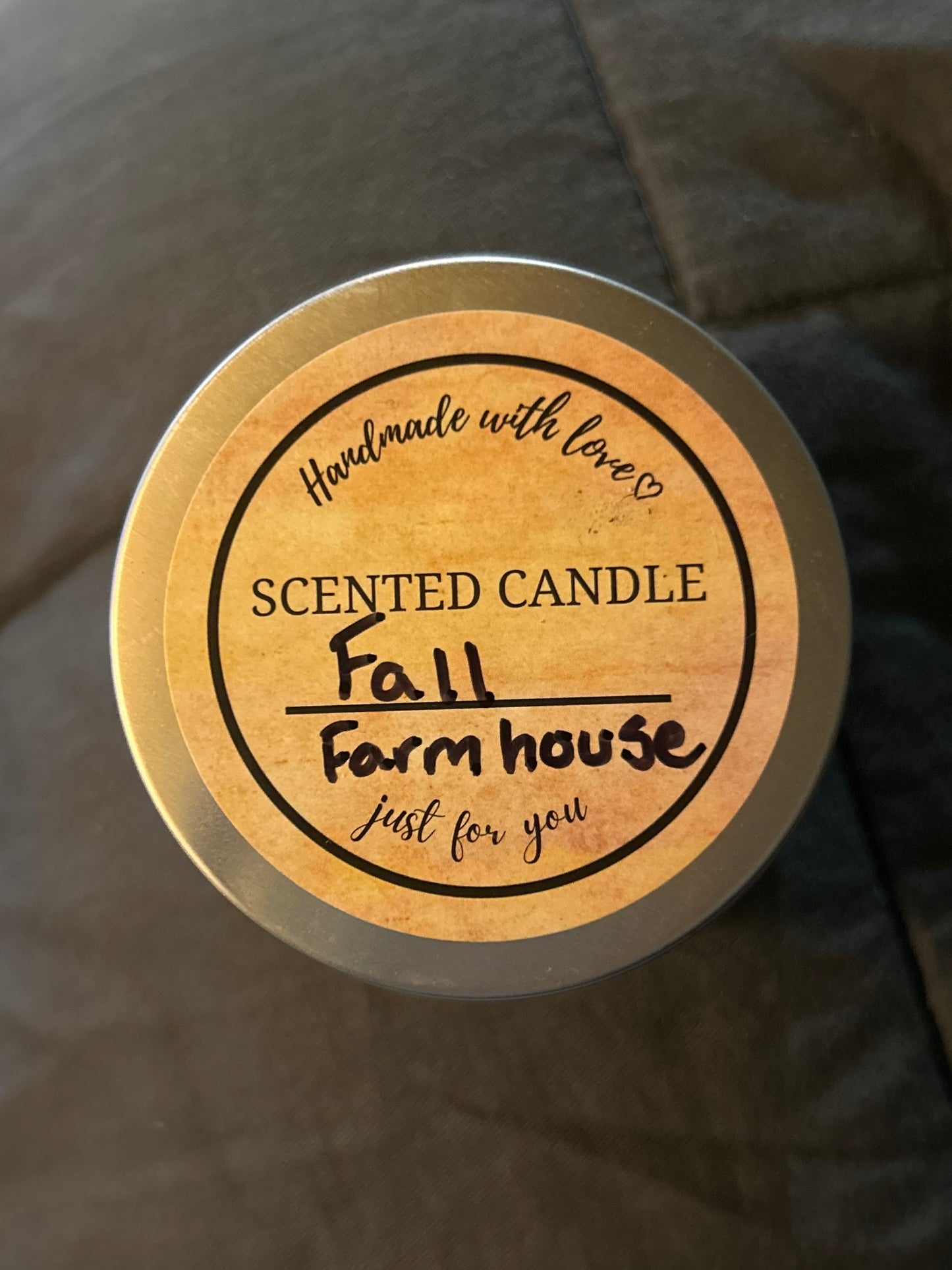 Homemade Fall Farmhouse Candles