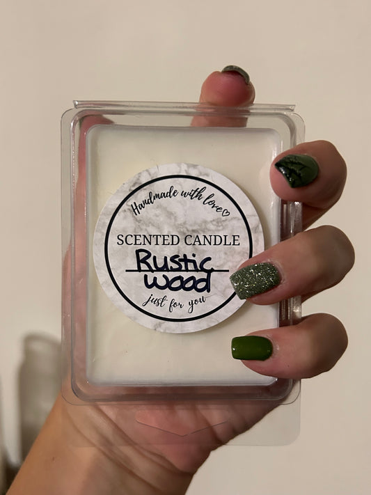 Homemade Rustic wood wax melts